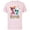 Soft Pink, variant on Disney Junior SuperKitties Ginny and Bitsy Boots Blast Off! - Short Sleeve Cotton T-Shirt for Adults - Customized-Black