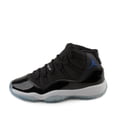 thumbnail image 2 of Kids Air Jordan 11 XI Retro (GS) "Space Jam" Black - Dark Concord - Wh, 2 of 5