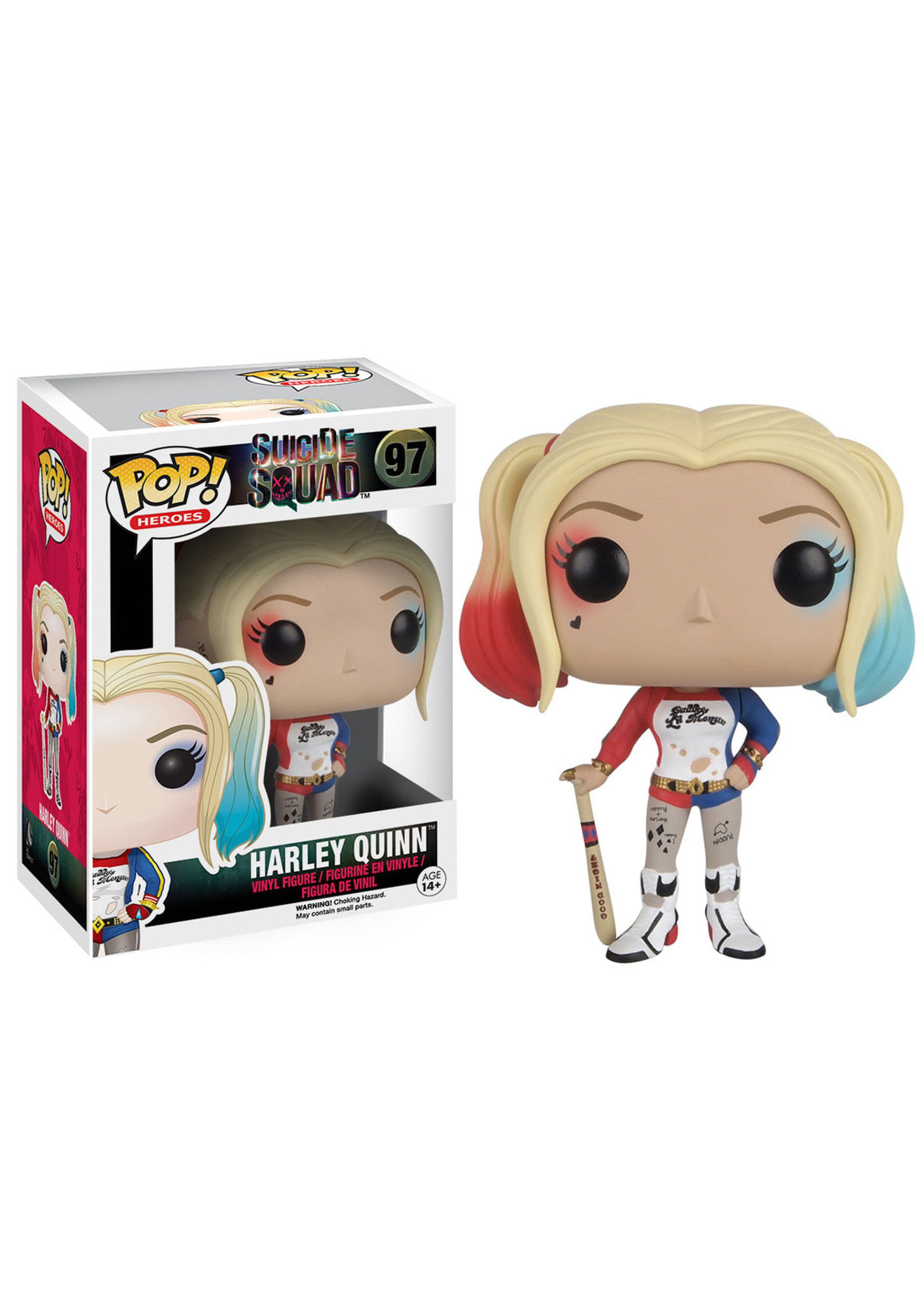 Harley Quinn Action Figure Suicide Squad Funko POP Keychain 