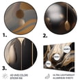 thumbnail image 3 of Designart "Marbled Euphoria Gold and Black I" Abstract Marble Metal Art Print, 3 of 5
