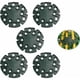thumbnail image 1 of Rose-Pack de 5 soportes de caña Wigwam de bambú con 12 orificios para plantas trepadoras de jardín, frijoles, guisantes, guisantes dulces, tomates y pepinos, 1 of 5
