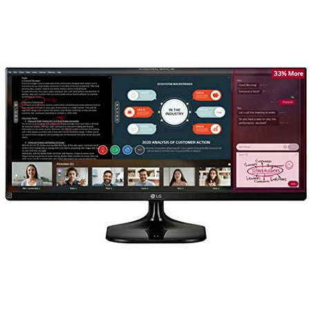 LG Full HD IPS UltraWide Monitor, black, "25""" (25UM58-P)