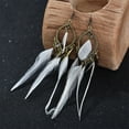 thumbnail image 4 of Pendientes de plumas Jumpingount Hojas Multicolor, 4 of 6