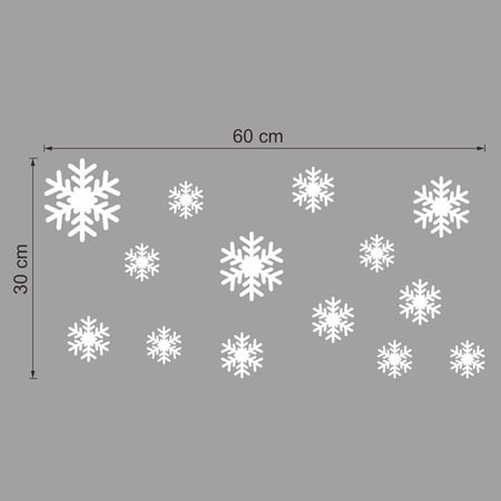 Agierg Nouveau Mur Autocollant Congele Flocons De Neige Vinyle Art Mur Citation Autocollant Autocollant Amovible Walmart Canada