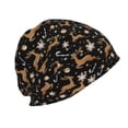 thumbnail image 3 of Gaeub Christmas Cookie Reindeer Knit Cuffed Beanie Top Level Beanie Men Women Winter Knit Caps Soft Ski Hat, 3 of 7