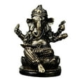thumbnail image 2 of CoudarTitie Lord Ganesha Statue Resin Buddha Sculpture for Living Room Gifts Centerpiece Bronze 4.7x4.2x6cm, 2 of 9
