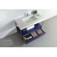 thumbnail image 2 of Texel 42" Navy Blue and Gold Style Freestanding Bathroom Vanity, 2 of 8