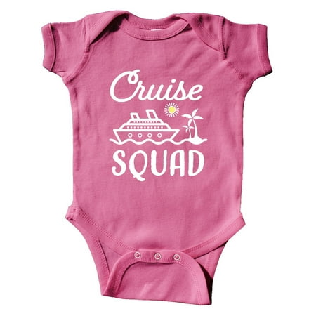 

Inktastic Cruise Squad with Vector Cruise Ship and Palm Trees Gift Baby Boy or Baby Girl Bodysuit