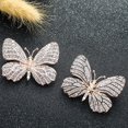 thumbnail image 4 of Xinyolin Elegant Shining Rhinestones Decor Butterflies Shape Brooch Pin Retro Luxury Scarf Shawl Exquisite Badge Lady Outfit Buckle Accessories, 4 of 7