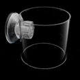 thumbnail image 1 of Fish Feeder Acrylic Aquarium Fish Tank Adjustable Circle Ring Fish Feeding Floating Food Dish Food Protection Cover Tray Feeder, 1 of 5