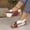 Red, variant on KIJBLAE Plus Size Women's Minimalist Wedge Sandals, Solid Round Open Toe Thick Platform, Lightweight Non-Slip Summer Beach Shoes White 37