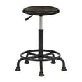 thumbnail image 2 of Studio Designs Retro Wood Top Pneumatic Adjustable Stool, Distressed Black, 2 of 12