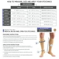 thumbnail image 2 of Truform Open Toe, Knee High 20-30 mmHg Compression Stockings, Beige, X-Large, 2 of 5