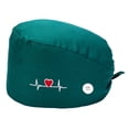 thumbnail image 3 of Gorra de Trabajo Perfecl con Diadema Ajustable para Atar en la Espalda Verde, 3 of 7