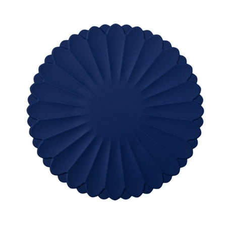 

Silicone Heat Insulation Meal Mat Lightweight Portable Mat for Home Office Table Blue 18cm