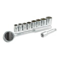 thumbnail image 1 of Juego 10 Dados Y Accesorios Y Pulgadas 3/8in En Rack Surtek SURTEK A02S, 1 of 2