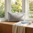 thumbnail image 5 of Unique Bargains 2 Pack Cotton Pillowcase Envelope Closure Bedding Light gray - Khaki, 5 of 5
