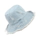 thumbnail image 4 of KAKOWELY Sombrero de pescador de mezclilla, sombrero de pescador, sombrero de protección solar, gorras de pescador para verano, 4 of 5