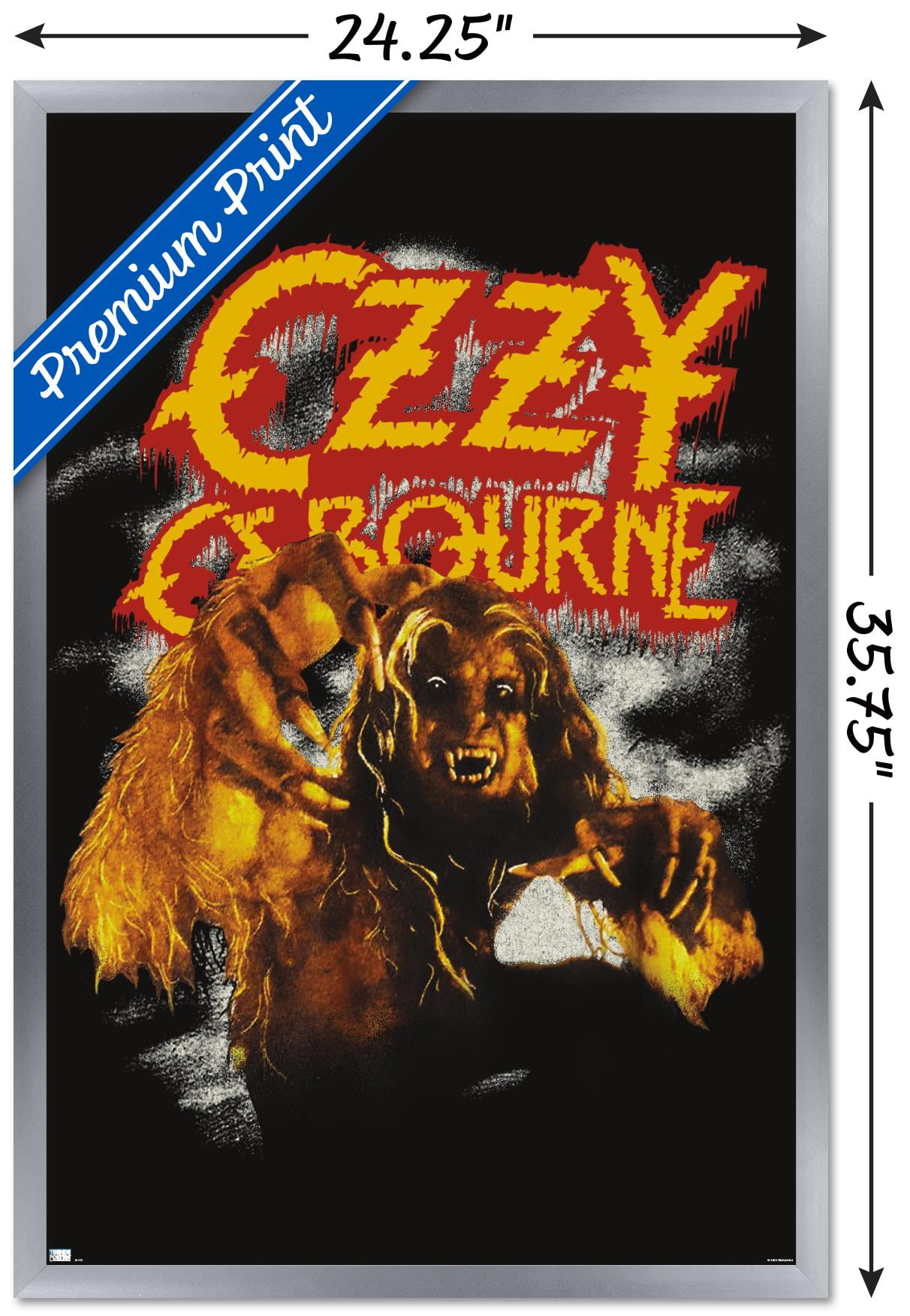 オズワルド ポスター Ozzy Osbourne - Vintage Werewolf Wall Poster, 22.375