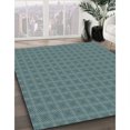 thumbnail image 2 of Ahgly Company Indoor Rectangle Patterned Blue Novelty Area Rugs, 2' x 5', 2 of 6