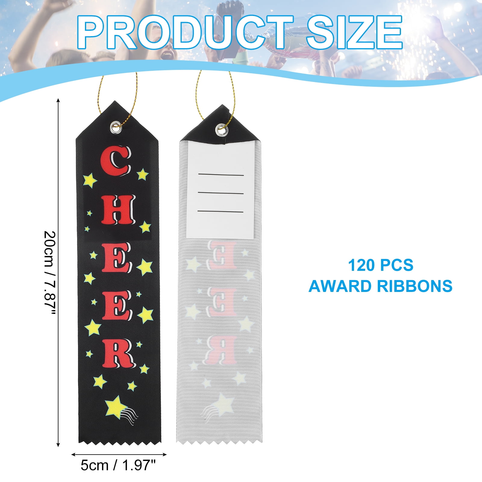 Award Ribbons, CHEER Participation Ribbons Soccer Medal Ribbons Bulk Winner Recognition Ribbons 120
