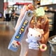 thumbnail image 4 of Lindo dibujo animado Hello kitty gato llavero 3d Pvc kawaii personaje llavero Anime llaveros anillo, 4 of 4
