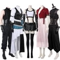 thumbnail image 2 of Traje de cosplay de Final Fantasy VII, Tifa, Zack, Aerith, disfraz de Crisis Core, trajes de juego de rol, fiesta de carnaval de Halloween, devolución gratuita, 2 of 5