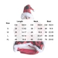 thumbnail image 3 of Pet Christmas Santa Costume Funny Holiday Party Cosplay Outfit for Dogs Cats and All Breeds Red L, 3 of 7