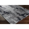 thumbnail image 3 of Hauteloom Limao Living Room, Bedroom Area Rug - Modern - Silver, Black, Blue - 2' x 3', 3 of 7