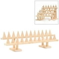 thumbnail image 3 of lionlar Multi Layer Rings Jewelry Display Stands Wood Fingers Showcase for Shows Jewelry 2 Layer 24 Fingers, 3 of 9