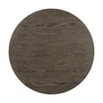 thumbnail image 2 of Rowl Counter Height Table- 48 Inch Brown Round Wood Top- Metal Legs, 2 of 6
