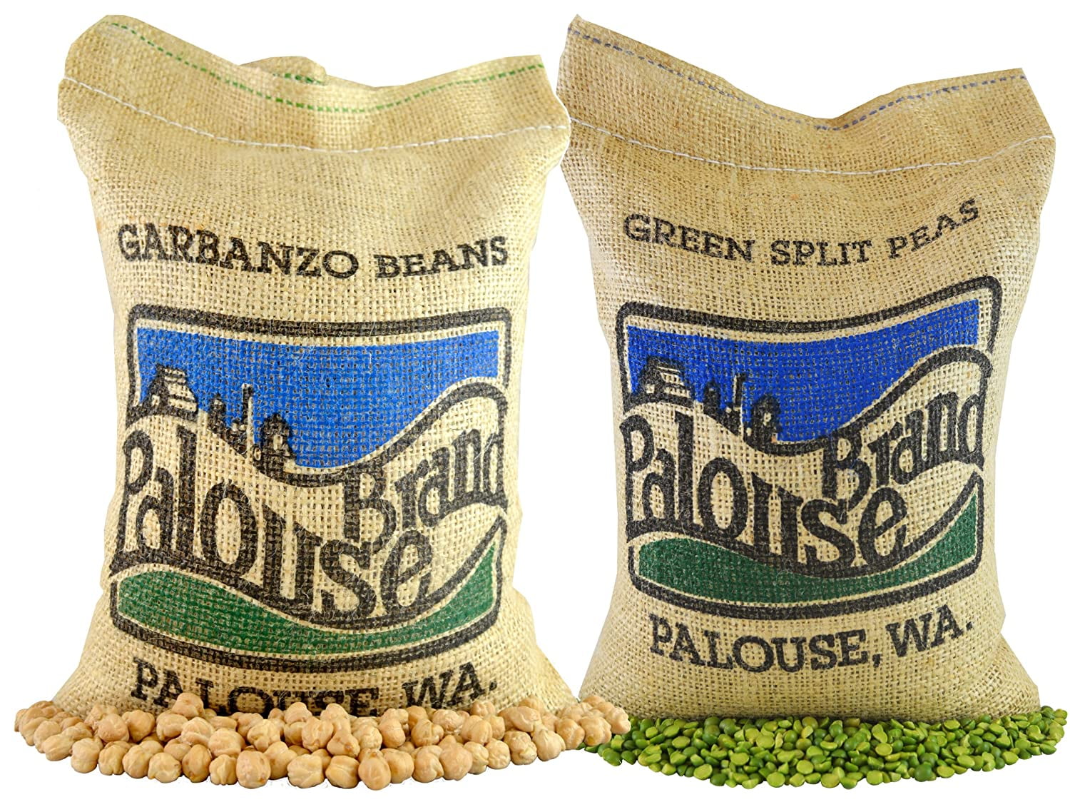 NonGMO • Garbanzo Beans • Green Split Peas • 10 lbs • Palouse Brand
