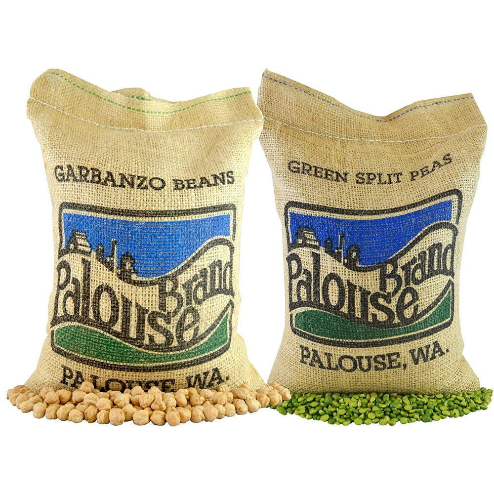 NonGMO • Garbanzo Beans • Green Split Peas • 10 lbs • Palouse Brand