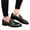 Black, variant on Oyedens Dress Shoes for Men Fashion Casual Leather Oxfords Slip on Penny Loafers Wedding Dressy Oxford