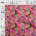 thumbnail image 2 of oneOone Cotton Poplin Twill Pink Fabric Abstract Diy Clothing Quilting Fabric Print Fabric By Yard 56 Inch Wide, 2 of 4
