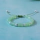 thumbnail image 2 of Examen en tierra pulsera mujer cuerda de mano trenzada pulsera de bambú de la suerte niños cuerda roja regalo de niñas estilo pastoral 869C verde claro, 2 of 2