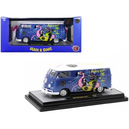 m2マシーン 1/24 1960 VW マイクロバス デラックス USAモデル M2 Machines 1960 VW Microbus Deluxe R105 1:24 Chase Car - 1