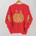 thumbnail image 2 of Women Halloween Sweatshirt Ghost Pumpkin Printed Round Neck Pullover Shirts Long Sleeved Loose Cute Spooky Fall Casual Sweatshirt, 2 of 5