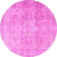 thumbnail image 1 of Ahgly Company Indoor Round Persian Pink Traditional Area Rugs, 7' Round, 1 of 4