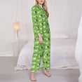 thumbnail image 3 of Pofeuu Animal Farm Print Womens Pajamas Set Long Sleeve Sleepwear Button Down Nightwear Soft Pj Lounge Sets Button Down Pajamas Women-Small, 3 of 7