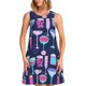 thumbnail image 1 of Easygdp Wine Glasses And Cocktails para Vestido Transpirable de Mujer, Vestido Suelto de Manga Corta con Pliegues y Bolsillos para el Verano, 1 of 7