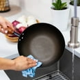 thumbnail image 5 of Joyce Chen Classic Series 9.5-Inch Preseasoned Carbon Steel Stir Fry Pan, 5 of 7