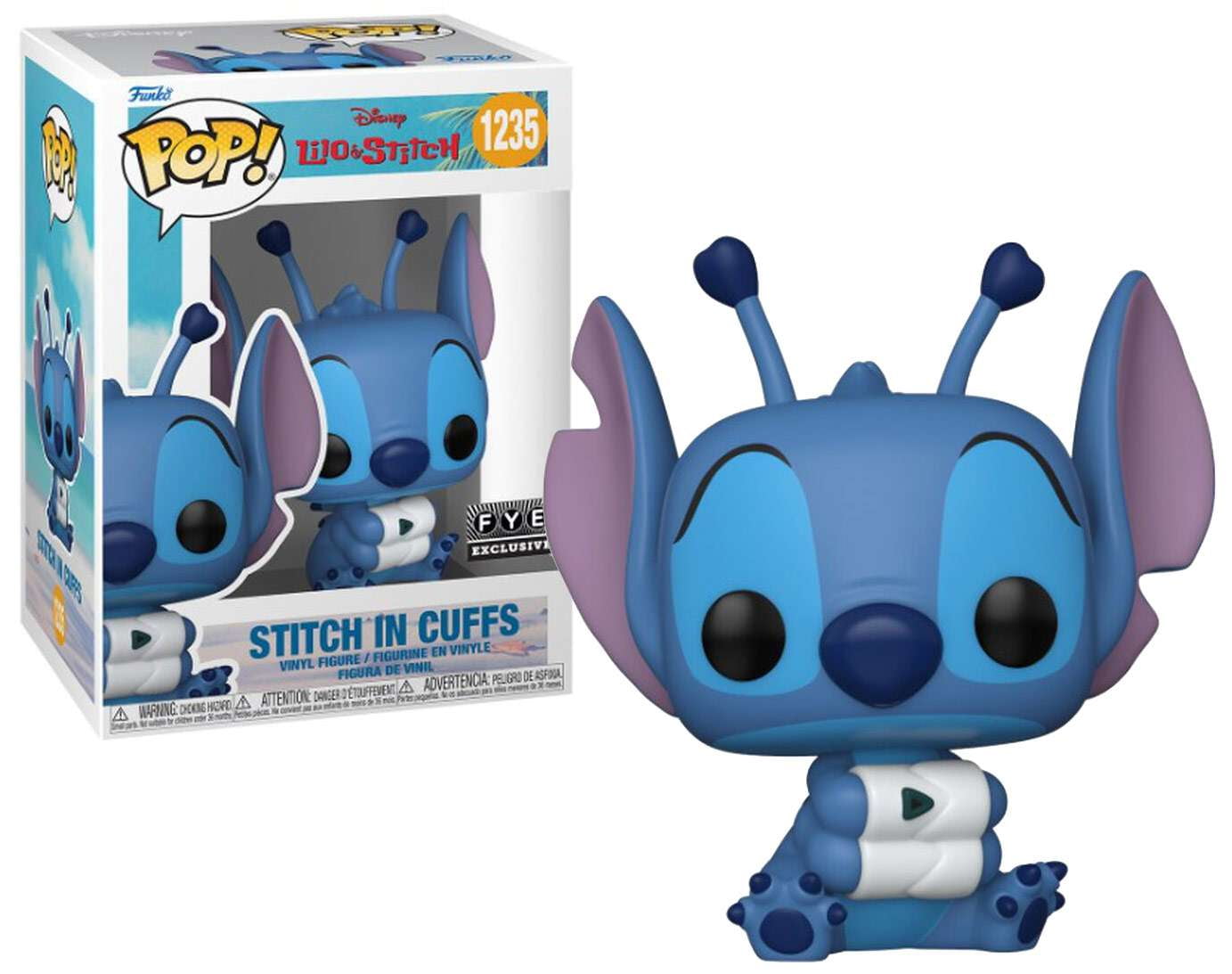 【新品未使用】スティッチ with ウクレレ フィギュア Funko Diamond Glitter Stitch With Ukulele Funko Pop #1044 Disney