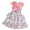 RD1, variant on Girl's Dresses Cute Little Child Girls Dresses Summer Flying Sleeve Floral Print Dress 7-8 Years