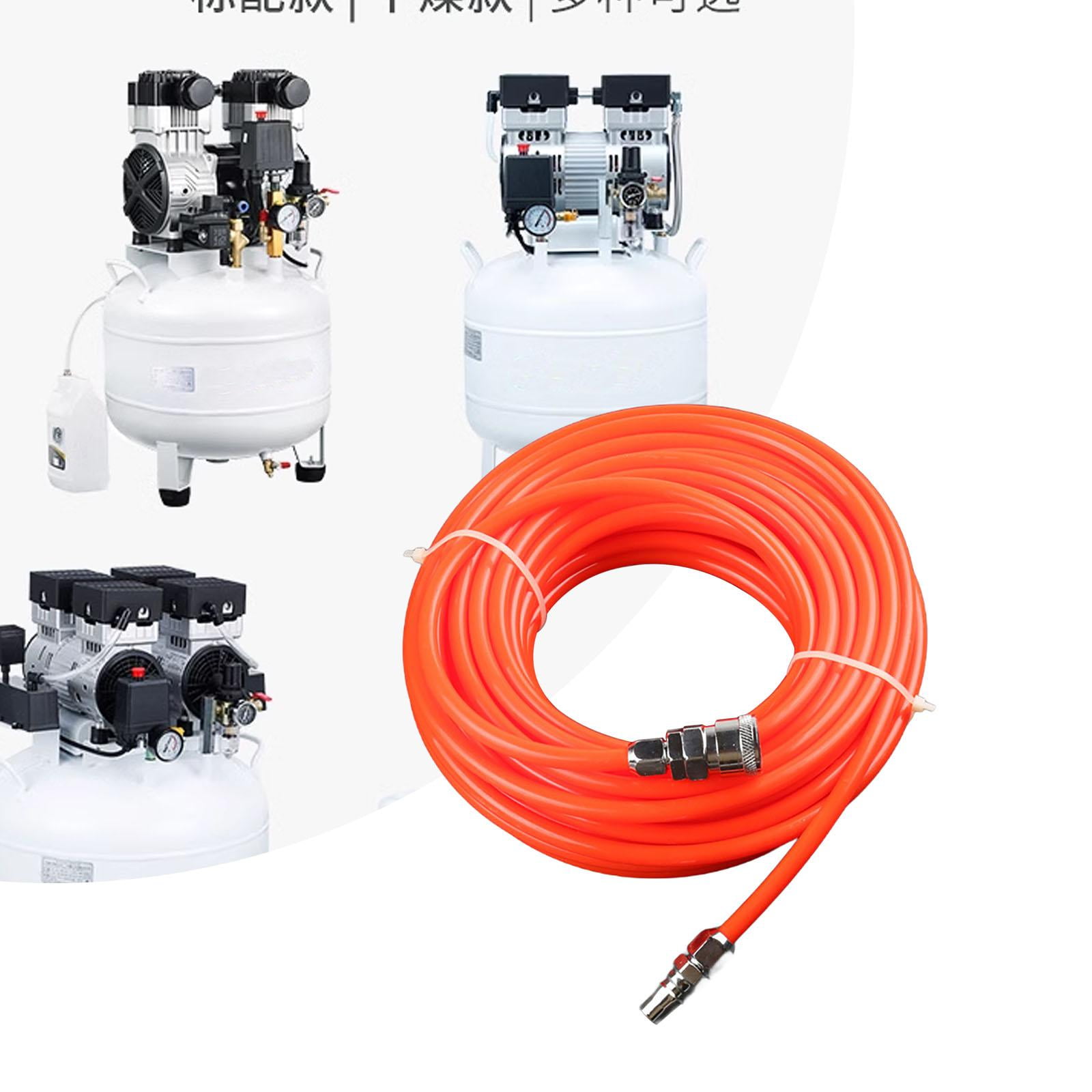 Fzaqwen Pneumatic Air Compressor Pump Hose Straight Tube High Pressure Resistant Easy to Red 15m