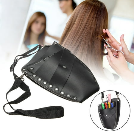 Pu Leather Scissors Bag For Hair Stylist Hairdressing Holster