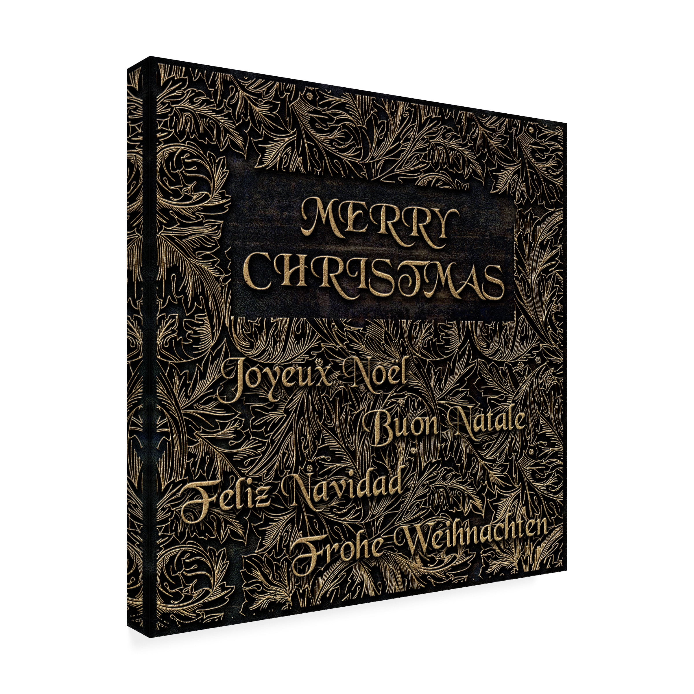 Cora Niele 'Merry Christmas 3' Canvas Art