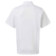 thumbnail image 2 of Premier - Chaqueta de Chef Coolchecker de Manga Corta para Adultos Unisex (Blanco), 2 of 2
