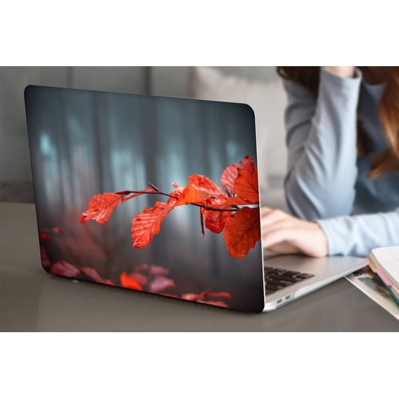 KSK KAISHEK Hard Shell Case Only for Old MacBook Pro 13" with Retina Display No USB-C, No CD-ROM + Black Keyboard Cover Model: A1425/A1502 Plants series 0407