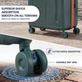 thumbnail image 4 of New York Xpress 30" Hardside Large Checked Luggage,Expandable Suitcase with Silent Wheels & Aluminum Wide Handle,TSA-Approved, Green - LP13803, 4 of 10